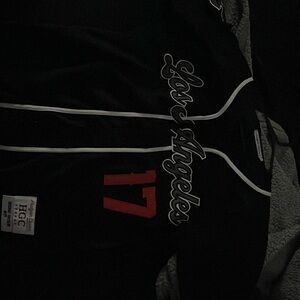 Othani Dodgers jersey (Black and grey and white) Adult Small